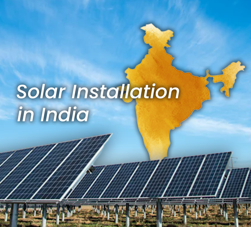 Government subsidies for solar in India, Solar installation cost in India